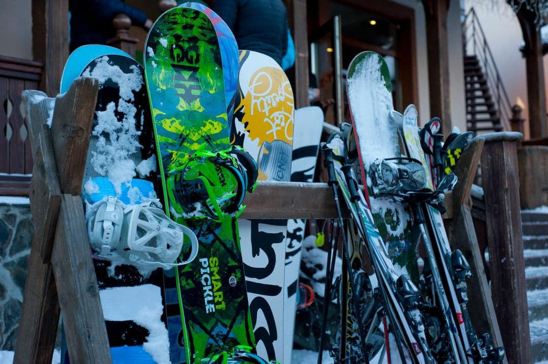 Fresh powder skiing in Whistler